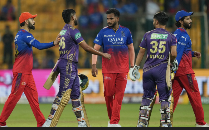 Kolkata Knight Riders Vs Royal Challengers Bengaluru Match Scorecard